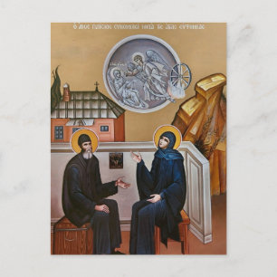 Conversation Between St. Paisios and St. Euphemia  Postcard