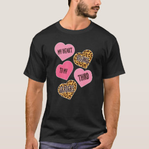 Conversation Heart Love Valentines Day 3rd Grade T T-Shirt