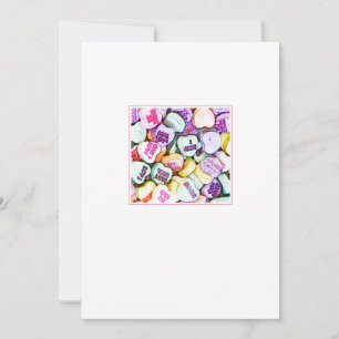 Conversation Hearts Photo Art Valentines Day Fun Holiday Card