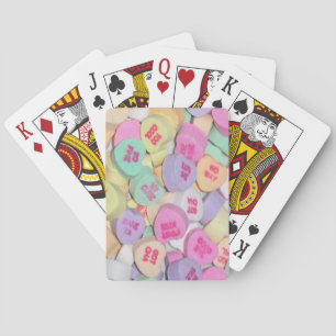 Conversation Hearts Playing Cards