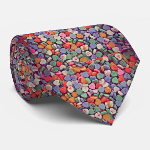Conversation Hearts Tie