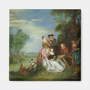 Conversation in a Park Magnet