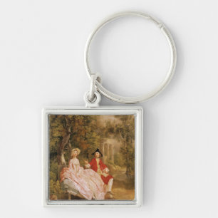 Conversation in a Park, portrait of the artist and Key Ring