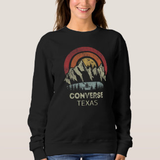 Converse Texas Mountain Sunset Sunrise Kayaking Sweatshirt