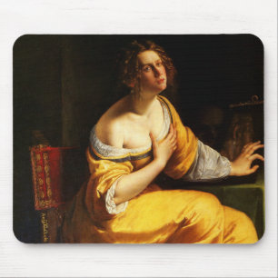 Conversion of the Magdalene - Artemisa Gentileschi Mouse Pad