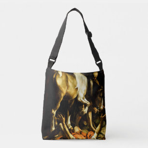 Conversion on the Way to Damascus by Caravaggio Crossbody Bag