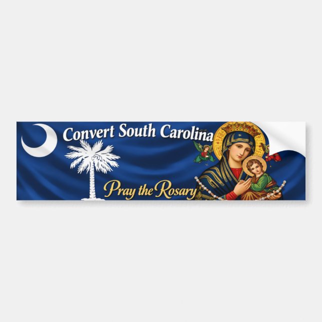 Convert South Carolina Bumper Sticker (Front)