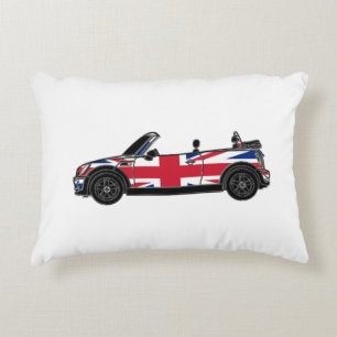 Convertible with Union Jack Decorative Cushion