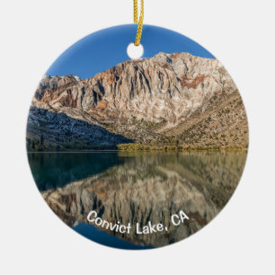 Convict Lake, CA Ceramic Ornament