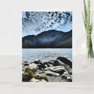 Convict Lake, Incredible Sky, Blank Greeting Card