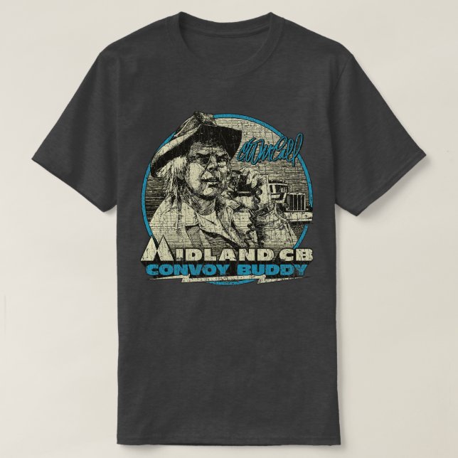 Convoy Buddy CB Radio 1976 T-Shirt (Design Front)