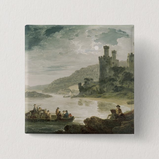 Conway Castle, 1794 15 Cm Square Badge (Front)
