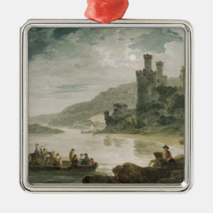 Conway Castle, 1794 Metal Ornament