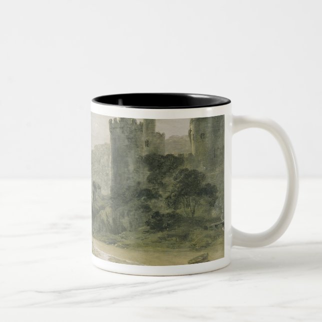 Conway Castle, 1794 Two-Tone Coffee Mug (Right)