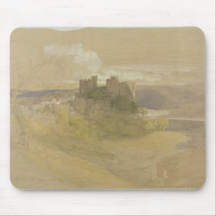 Conway Castle (graphite, w/c and gouache on paper Mouse Pad