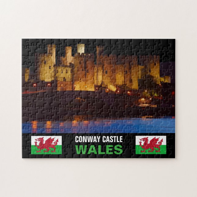 CONWAY CASTLE, WALES JIGSAW PUZZLE (Horizontal)
