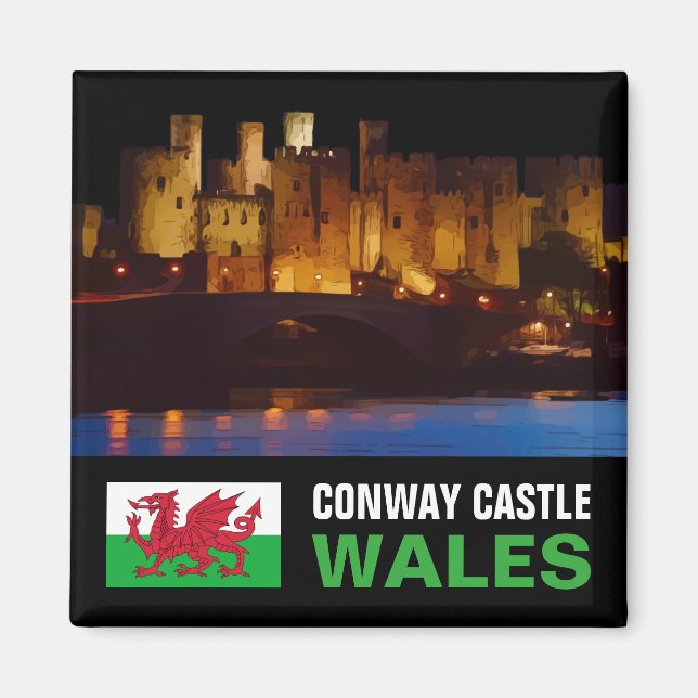 CONWAY CASTLE, WALES MAGNET (Front)
