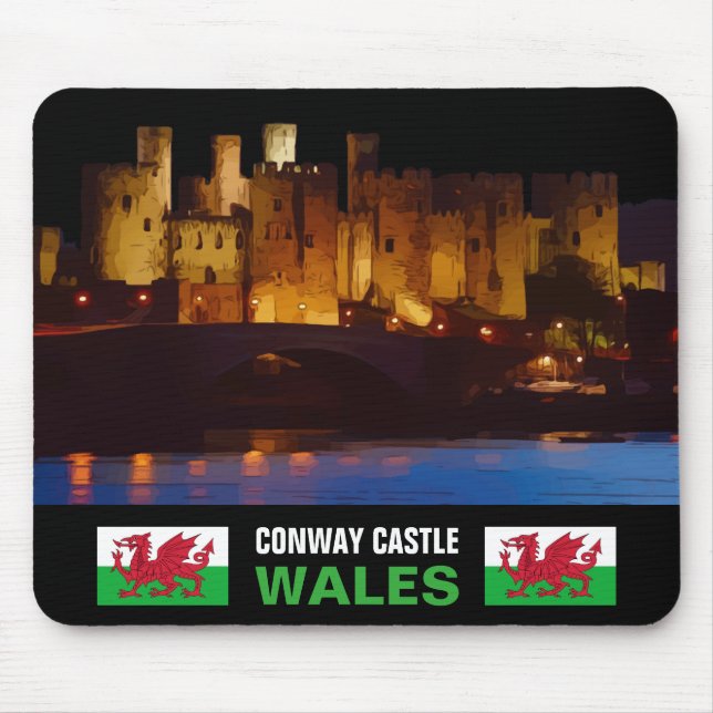 CONWAY CASTLE, WALES MOUSE PAD (Front)