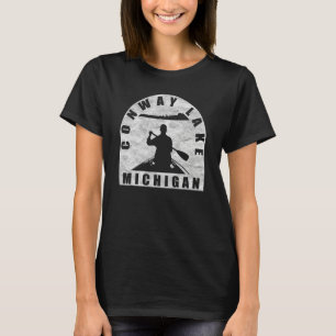 Conway Lake Canoeing Michigan T-Shirt