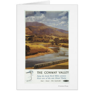 Conway Valley Scene British Railways Poster