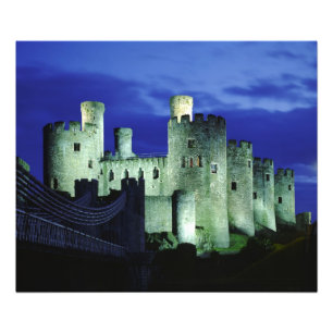 Conwy Castle, Gwynedd, Wales Photo Print