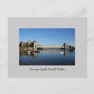 Conwy Castle North Wales Postcard