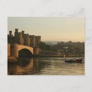 Conwy Castle North Wales Postcard