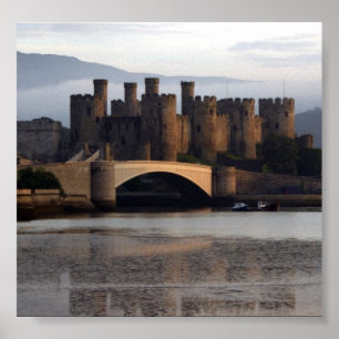 Conwy Castle North Wales Poster