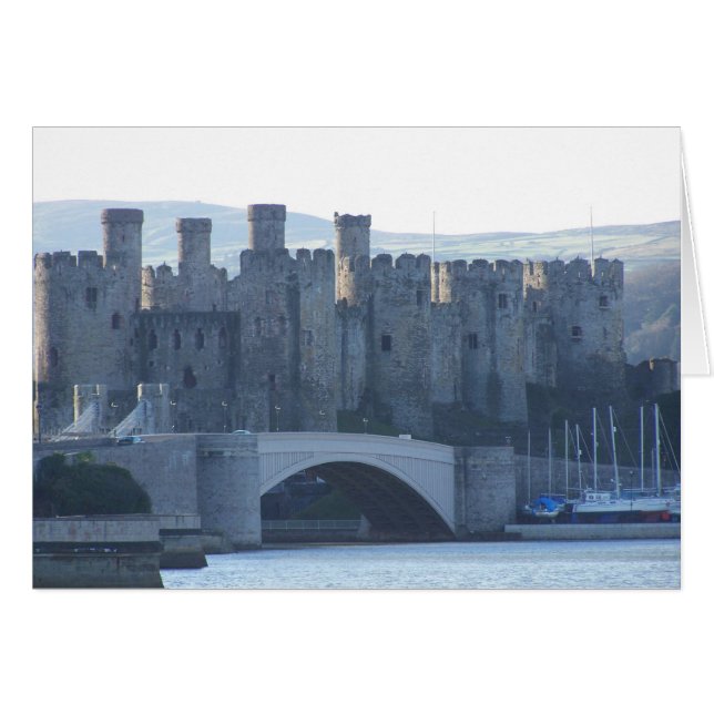 Conwy castle Wales. (Front Horizontal)