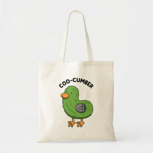 Coo-cumber Pigeon Pickle Pun Tote Bag