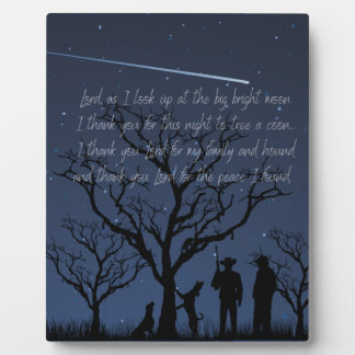 Coo Hunter's prayer Plaque