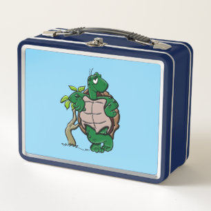 Coo Turtle Metal Lunch Box