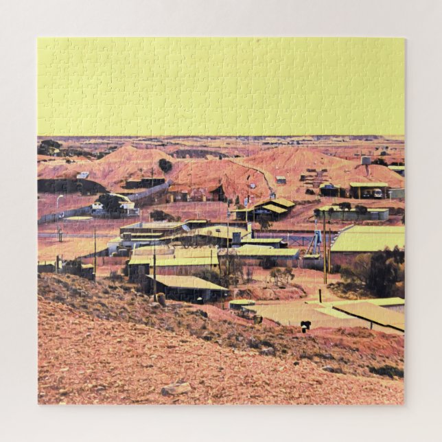 Coober Pedy mining town Australia travel Jigsaw Puzzle (Vertical)