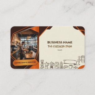 COOFFE SHOP BUSINESS CARD