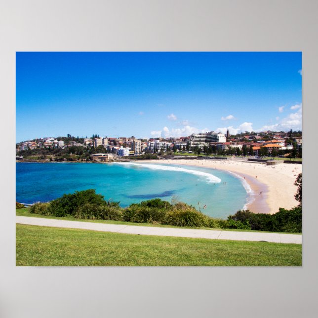 Coogee Beach, New South Wales, Australia Poster (Front)