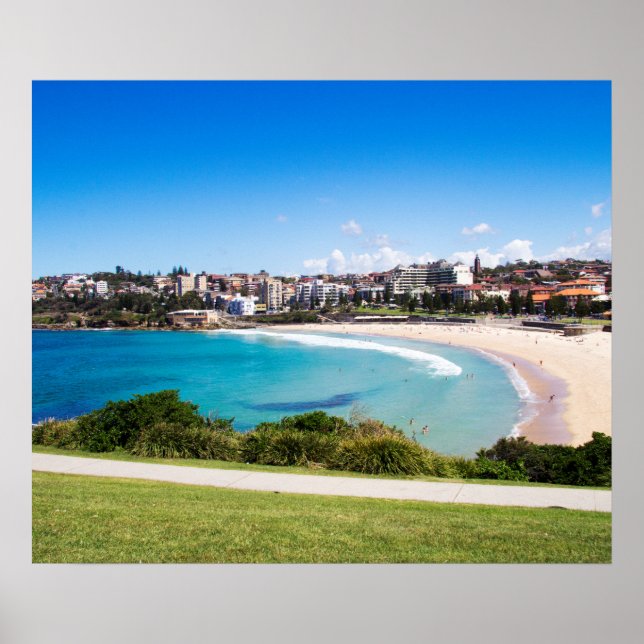 Coogee Beach, New South Wales, Australia Poster (Front)