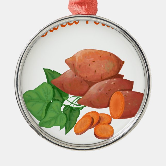 Cook a Sweet Potato Day - Appreciation Day Metal Ornament (Front)