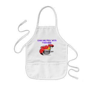 Cook and Pray with your kids Customise it Apron