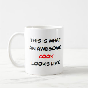 cook, awesome coffee mug