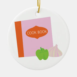 Cook Book Ceramic Tree Decoration