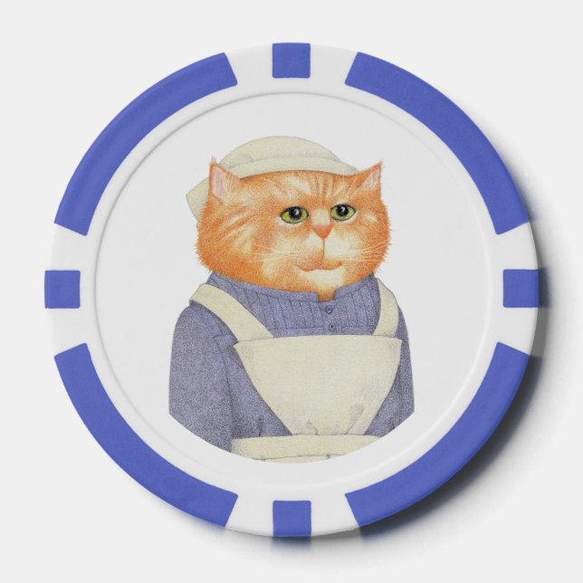 COOK CAT Poker Chips (Front)