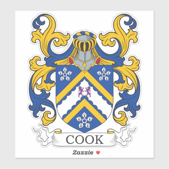 Cook Coat of Arms (Sheet)