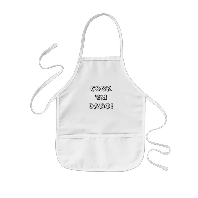 Cook 'em Dano! Kids Apron (Front)