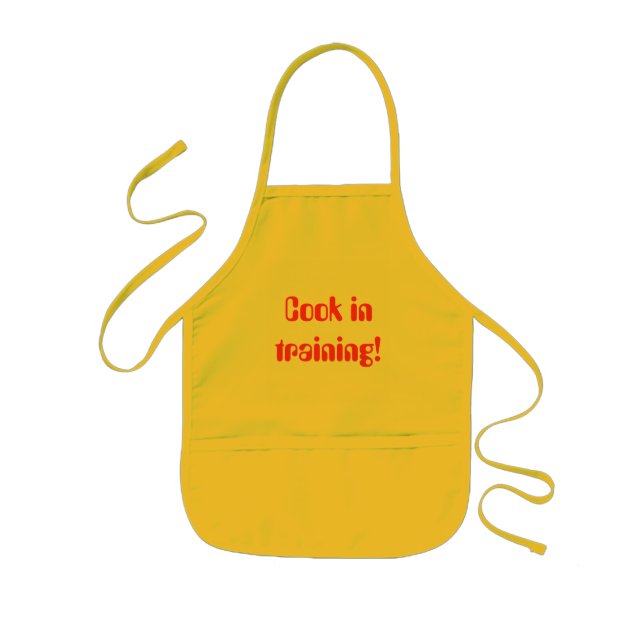 Cook in training! kids apron (Front)
