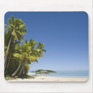Cook Islands, Aitutaki. Polynesian canoe tour to Mouse Pad