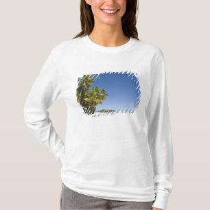 Cook Islands, Aitutaki. Polynesian canoe tour to T-Shirt