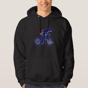 Cook Islands Biker Nation Rider World Flags Hoodie