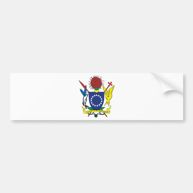 Cook Islands Coat of arms CK Bumper Sticker (Front)
