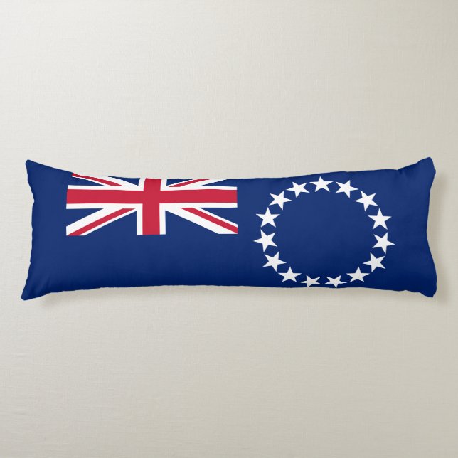 Cook Islands Flag Body Cushion (Front)