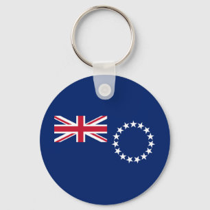 Cook Islands Flag Key Ring